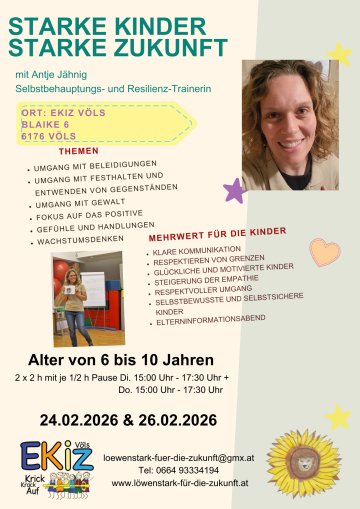 Woche Selbstbehauptungskurs V&ouml;ls Feber